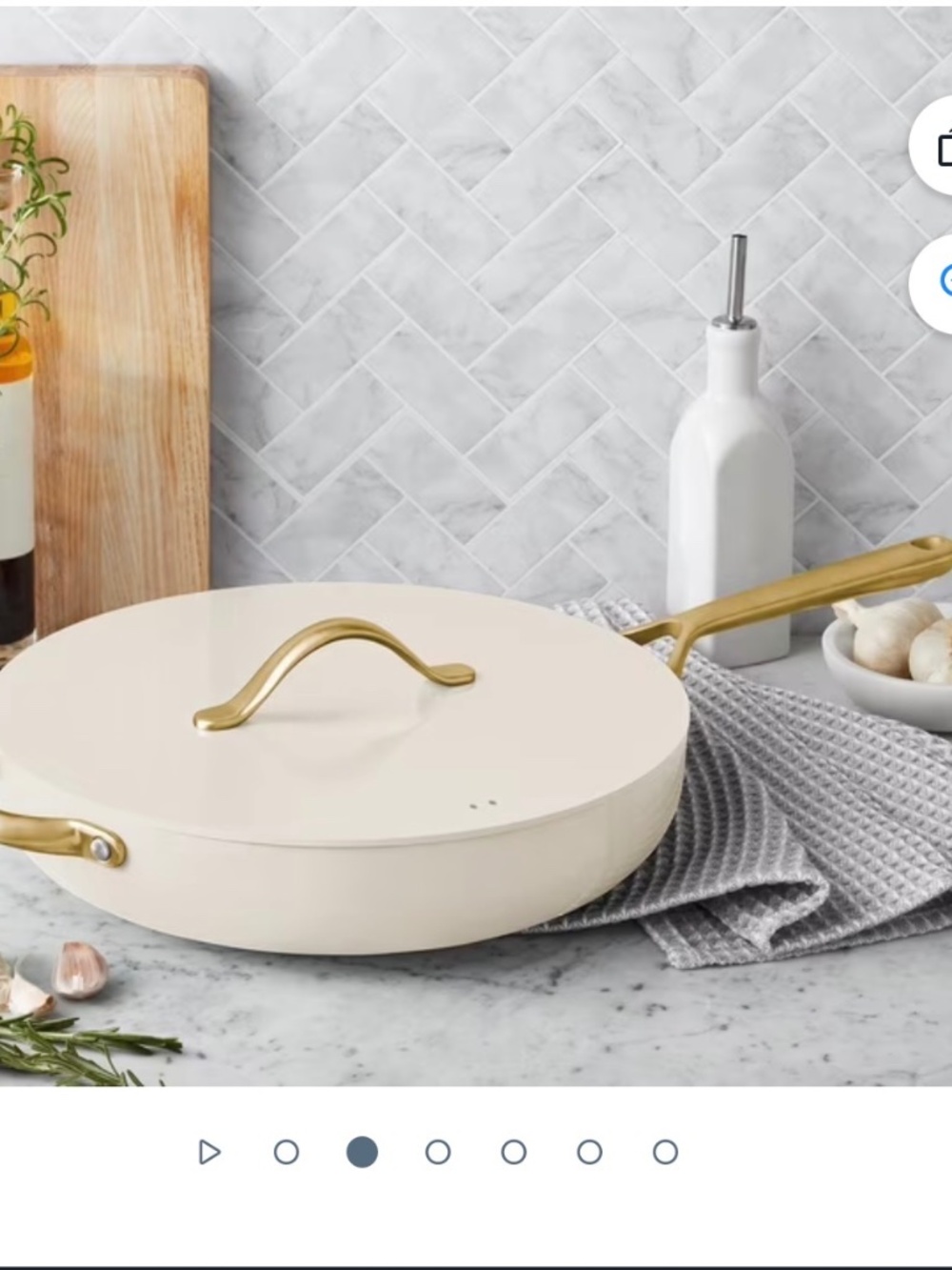 Member's Mark 5.5qt Modern Ceramic Jumbo Cooker - Cream